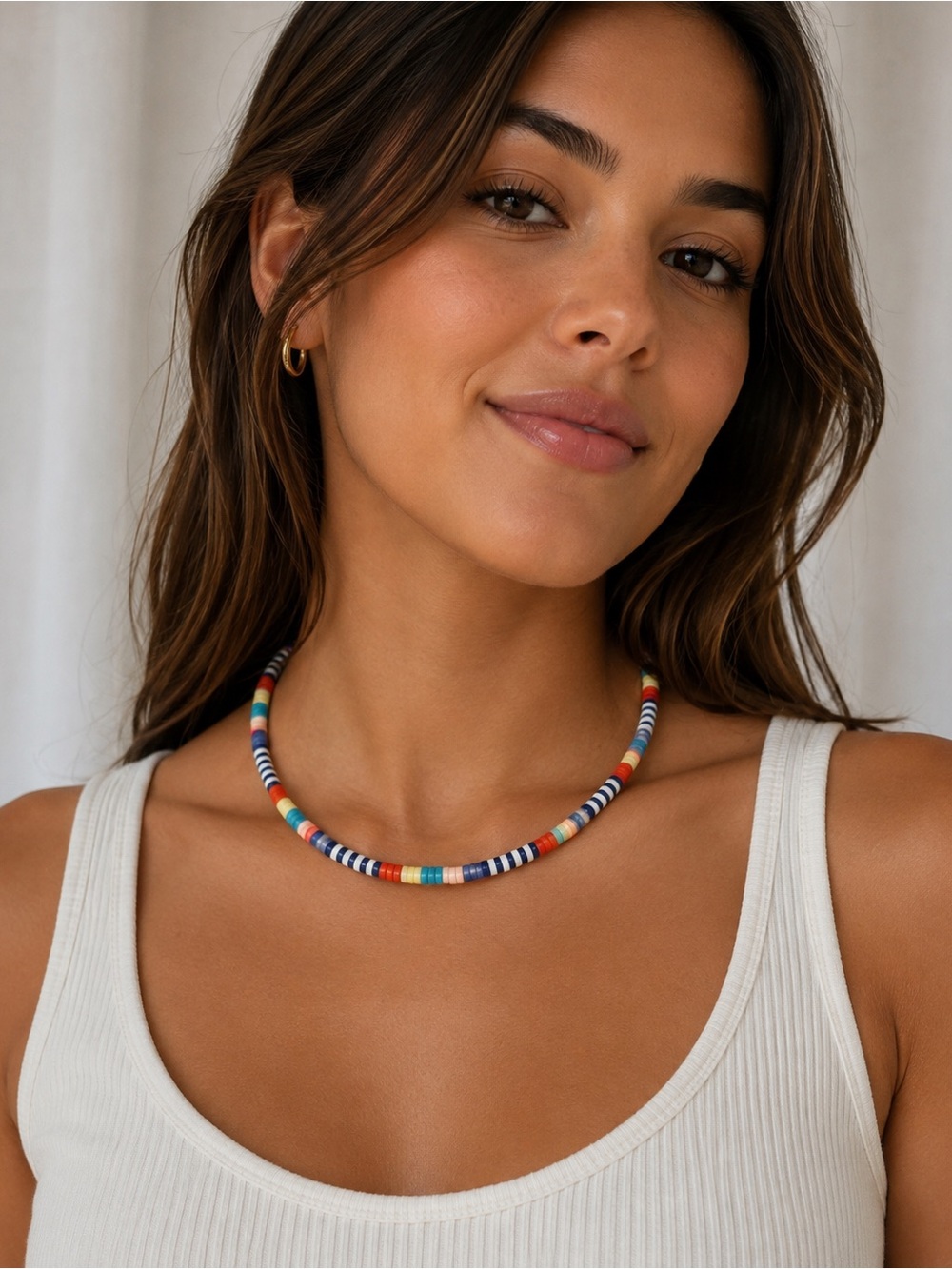 Roxanne Assoulin Multicolor Beaded Necklace - Women Jewelry. NEW